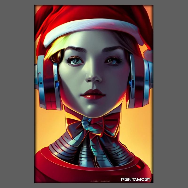 Robots Christmas Future Technology Science