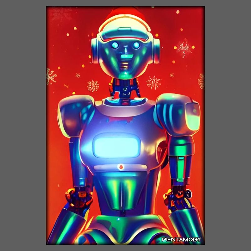 Robots Christmas Future Technology Science
