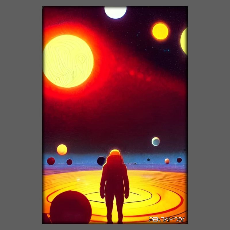 Galaxy Cosmos Universe Solar System Astronaut