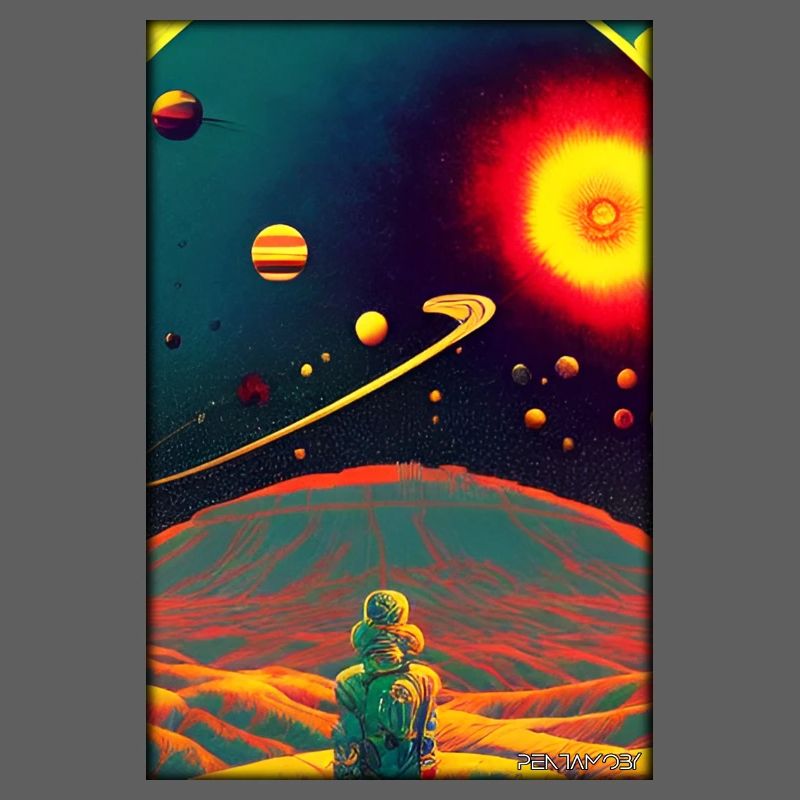 Galaxy Cosmos Universe Solar System Astronaut