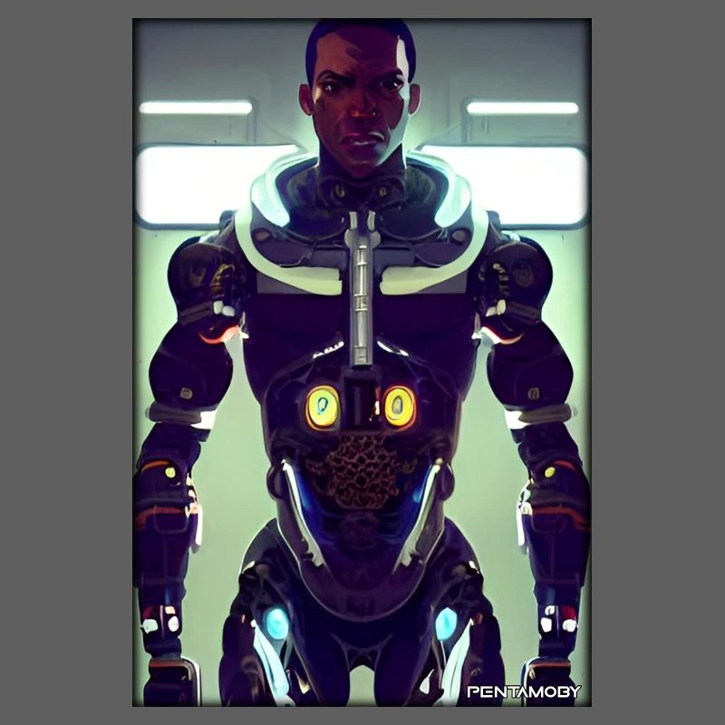 Cyborg Man Future Sci-Fi Machine Technology