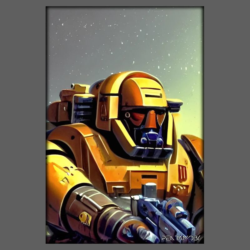 Kampfbot Robot Super Soldat Machine Guerrier