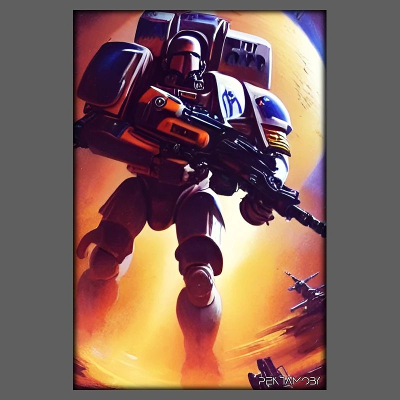 Kampfbot Robot Super Soldat Machine Guerrier