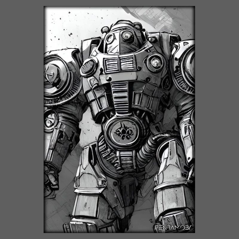 Kampfbot Robot Super Soldier Machine Warrior