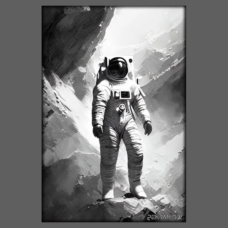 Technologie de science-fiction Astronaut Future