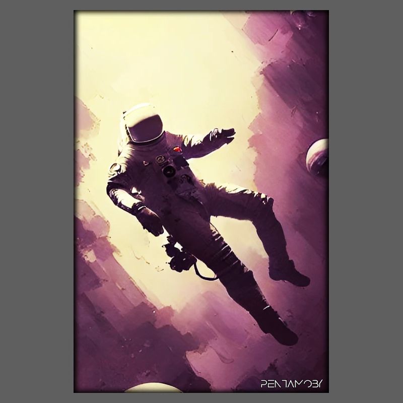 Technologie de science-fiction Astronaut Future