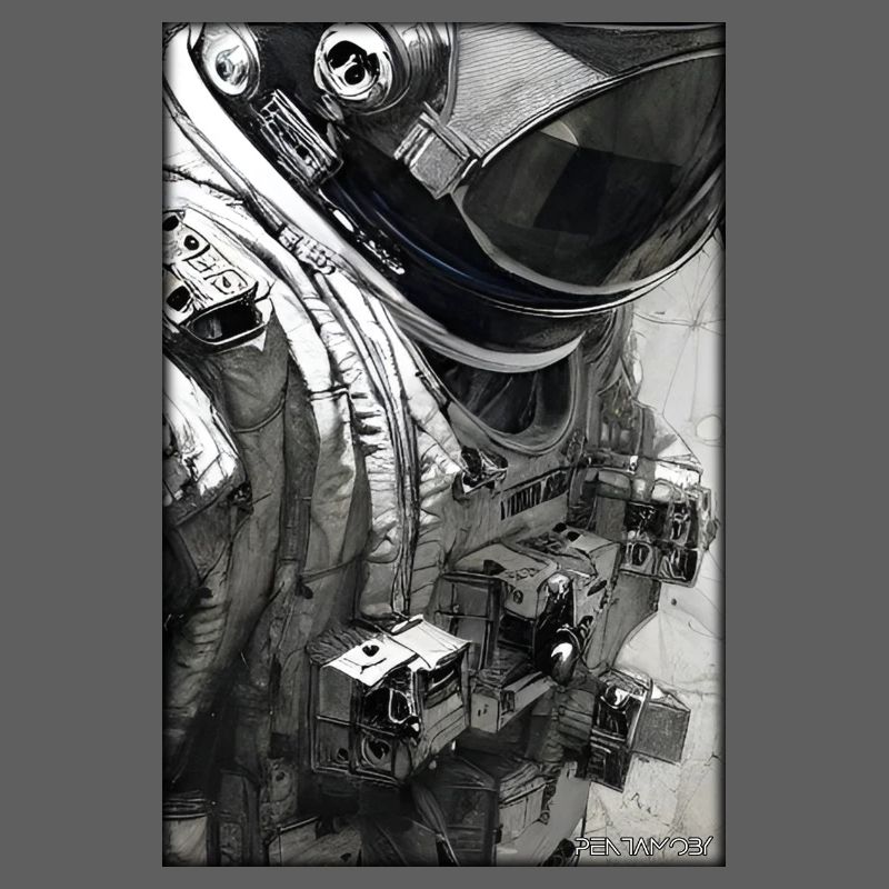 Technologie de science-fiction Astronaut Future