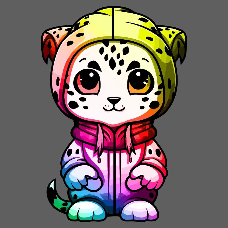 Schneeleopard Winter leopard Tier