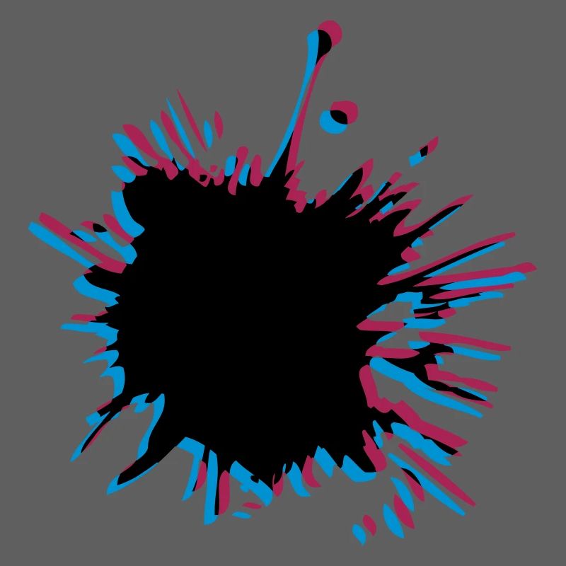 3D Klecks Spritzer