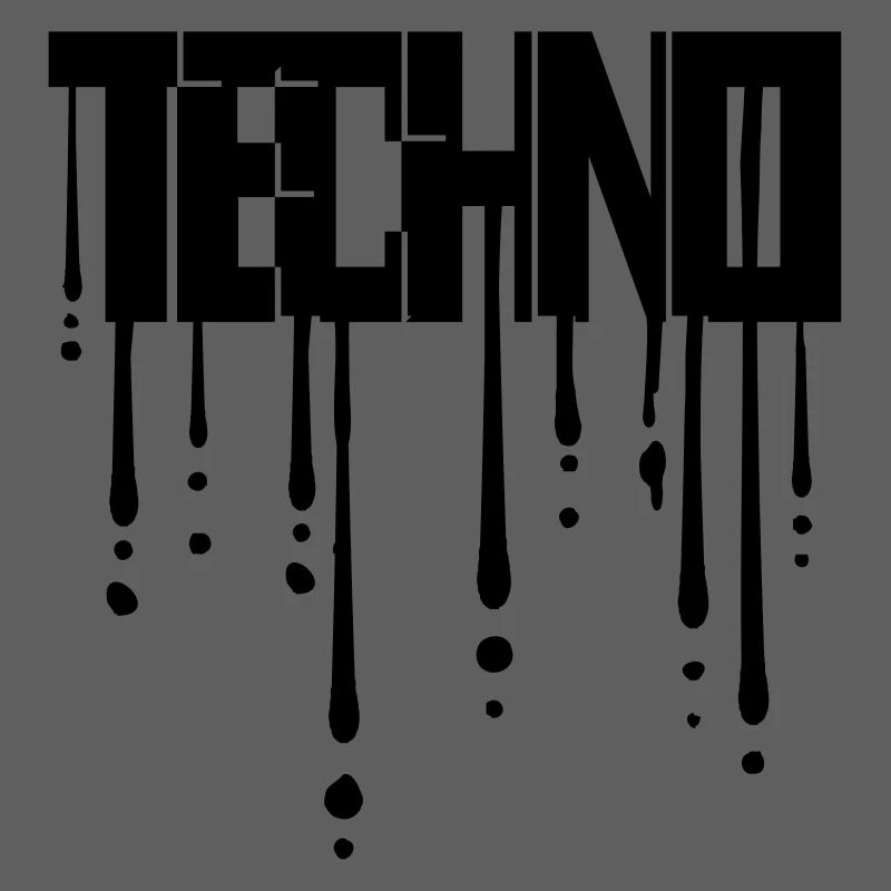 Gouttes de techno graffiti