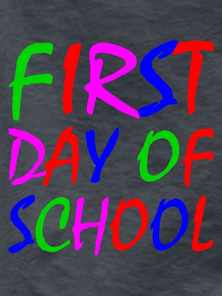First day of school