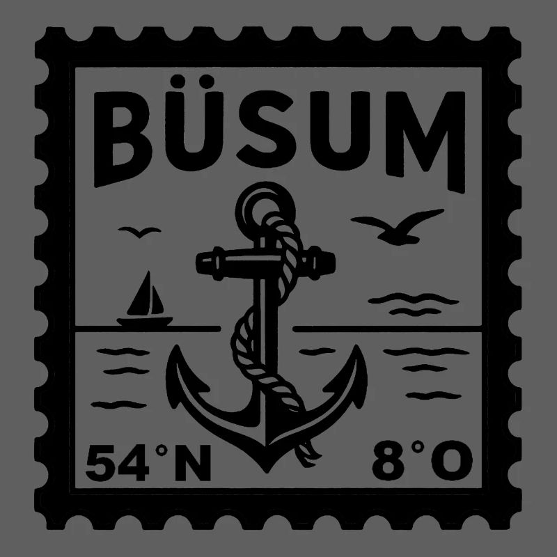 Timbre-poste Büsum