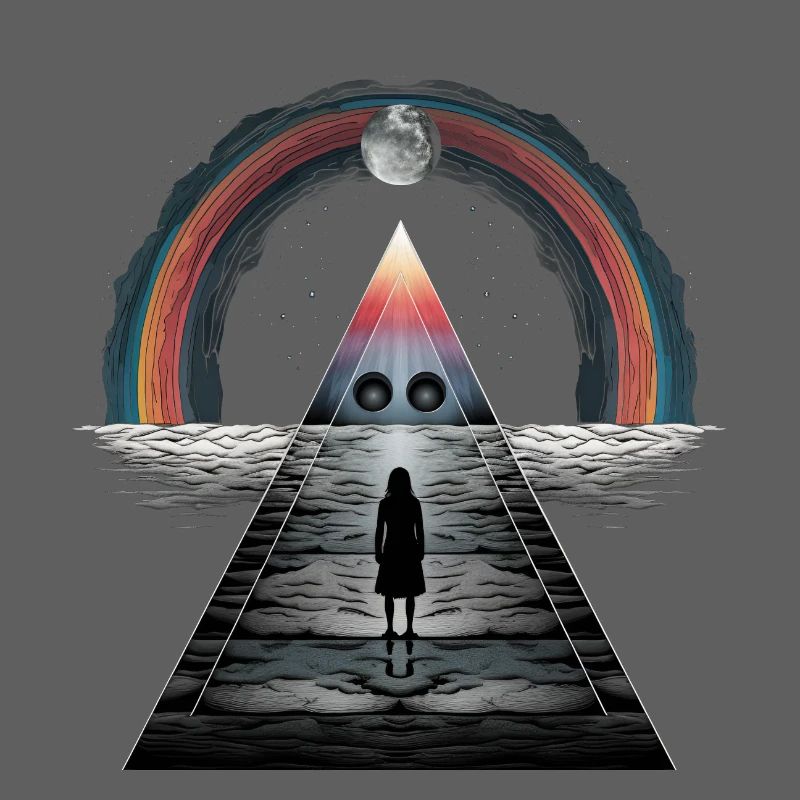 Pyramide arc-en-ciel Clair de lune Tango Dodgy