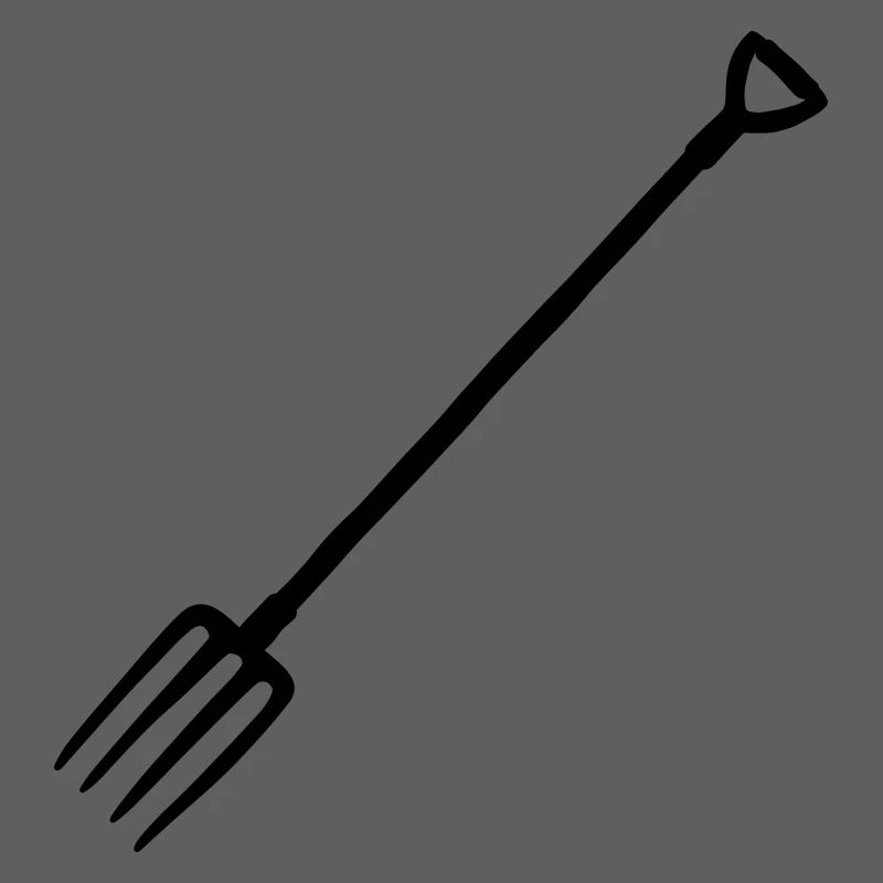 Silhouette Pitchfork Pitchfork Pitchfork