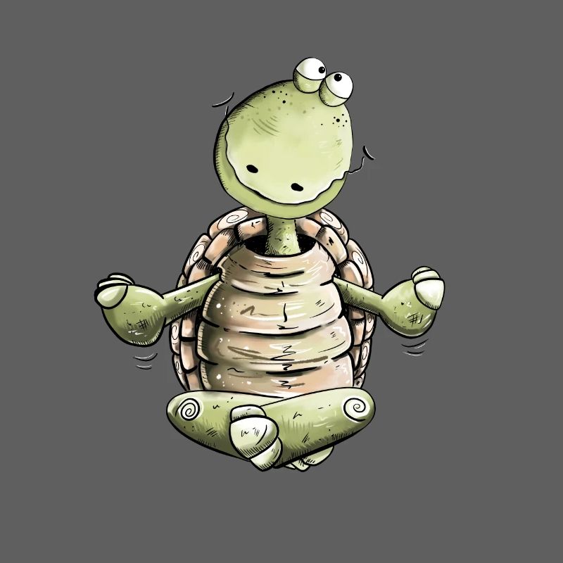 Yoga Turtle Frissons