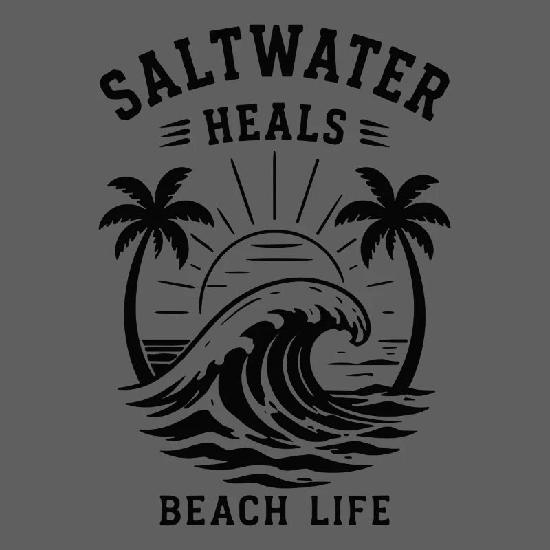 Saltwater Heals Beach Life Ocean Wave