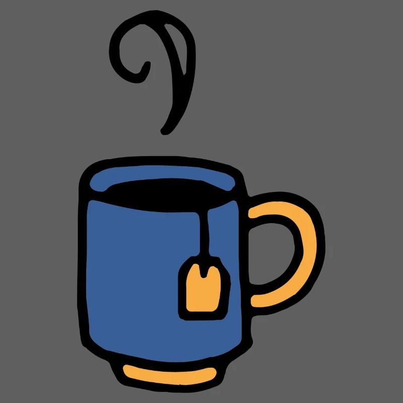 Tasse mit Teebeutel