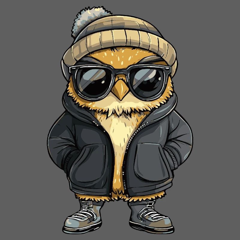 Eule Cool Comic