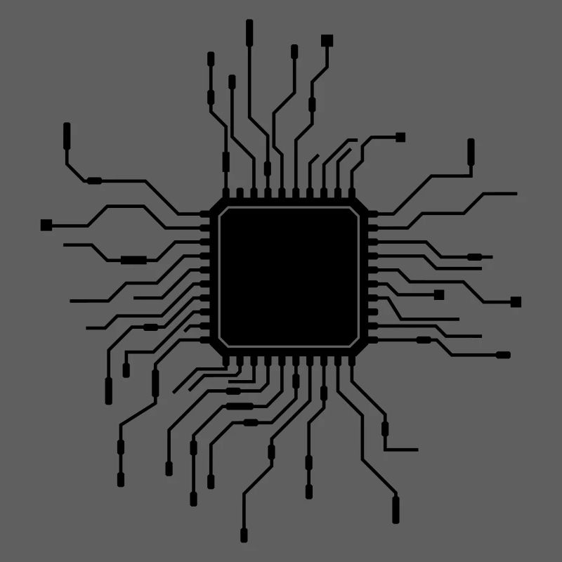 processor cpu wires wire cabling computer