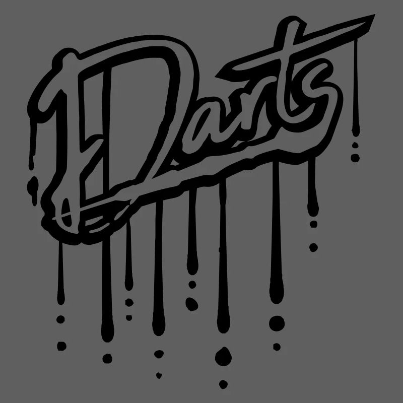 logo drop jeu de fléchettes graffiti crew dart team f