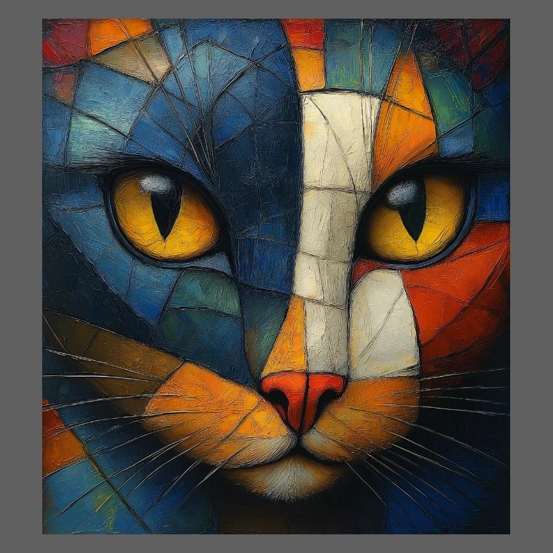 Chat Cubiste