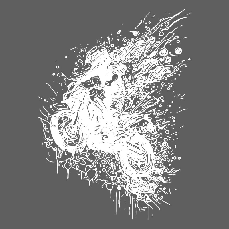 Course de moto Slippery Floor Splash Jump
