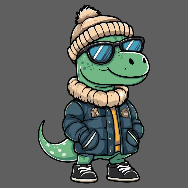 Dinosaur brontosaurus Cool Comic