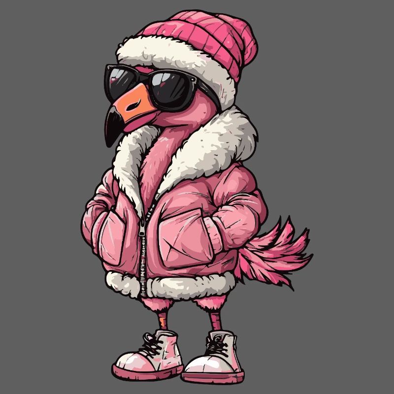 Flamingo Cool Comic