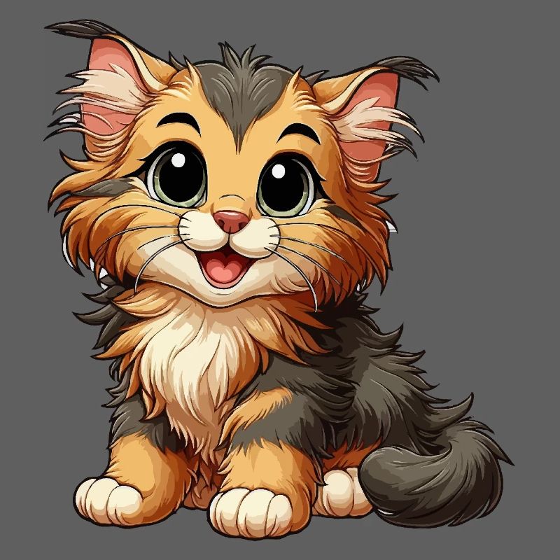 Bébé chat Main Coon
