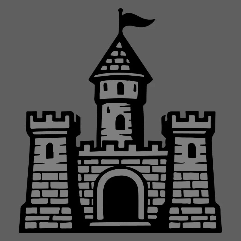Castle Symbol Stone Wall