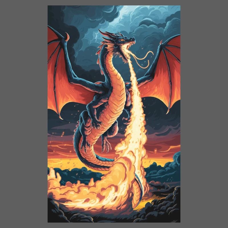 FEUERSPEIENDER DRACHE
