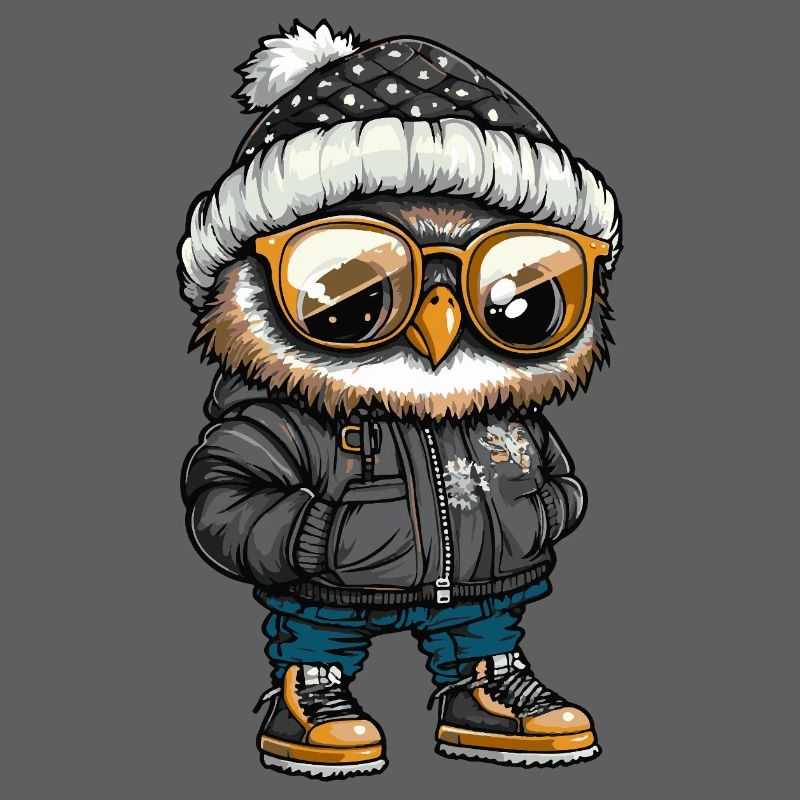 Eule Cool Comic