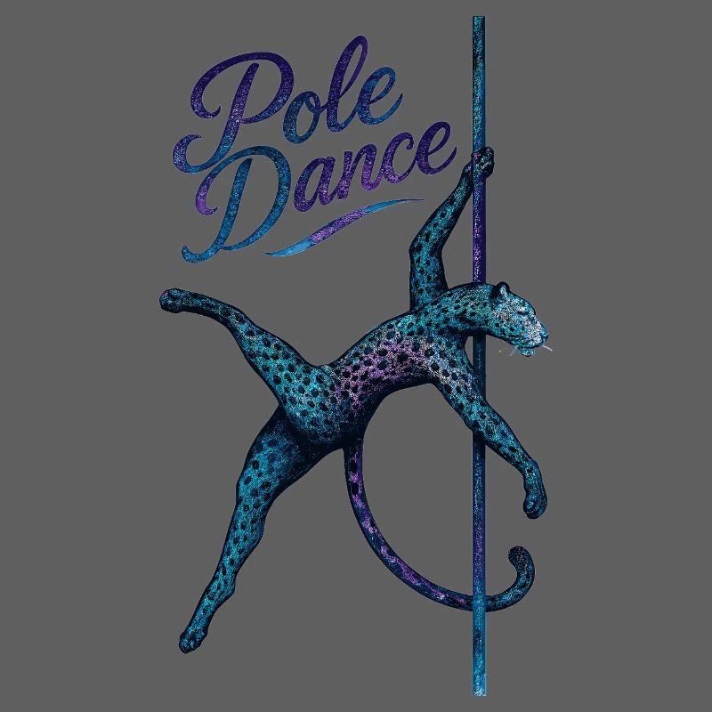 Pole dance Léopard Pole Dancer Pole Cadeau