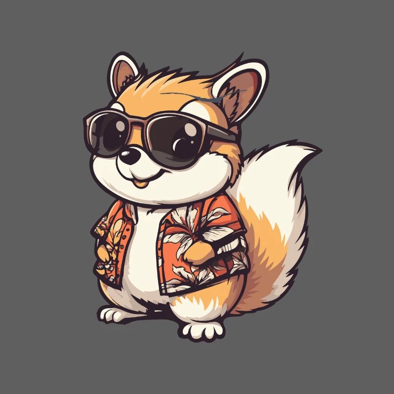 Squirrel Comic Holiday