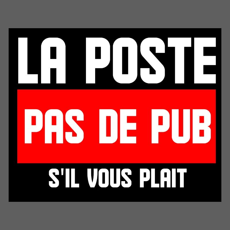la poste pas de pub s'il vous plait