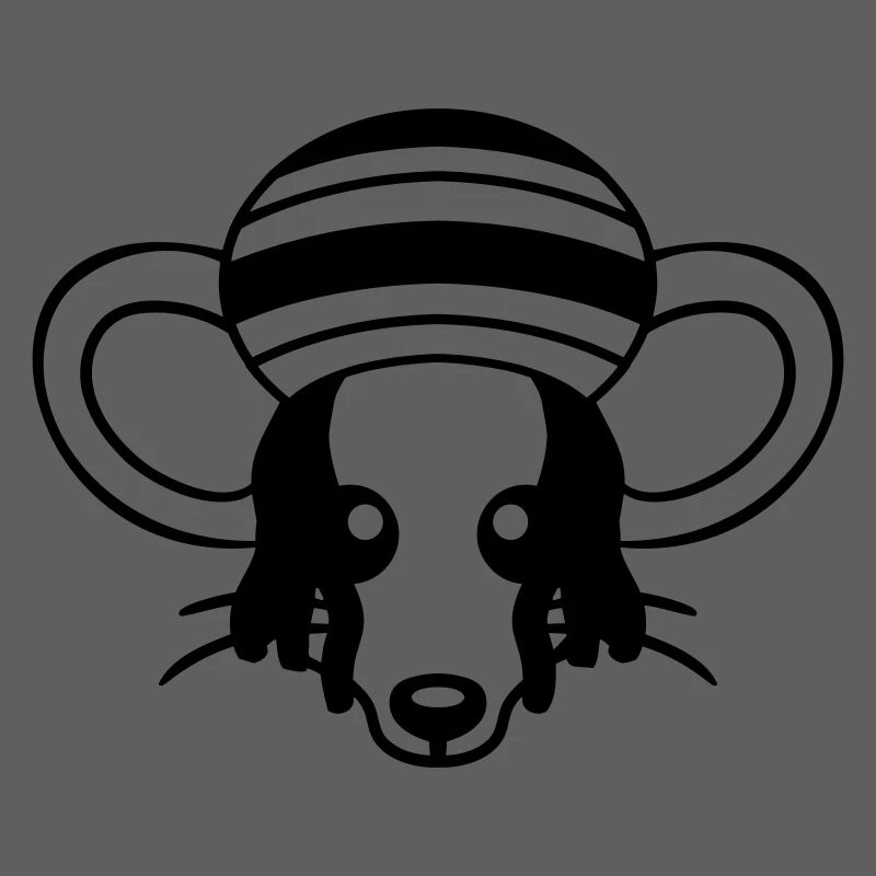 Mouse Raggae Jamaica Hat Rasta Lure Chill Hat