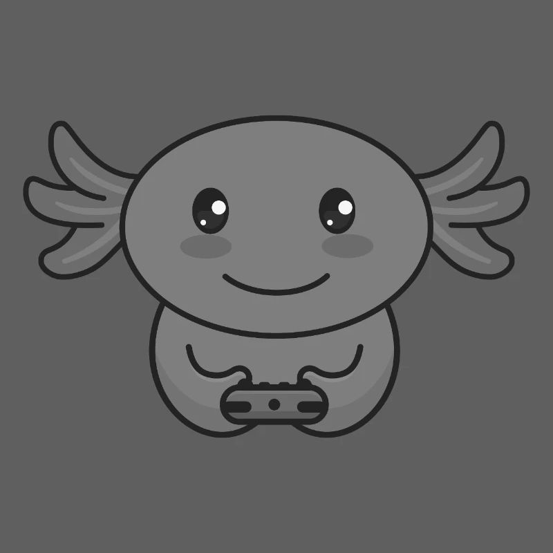 Axolotl Gamer Gamer with Controller