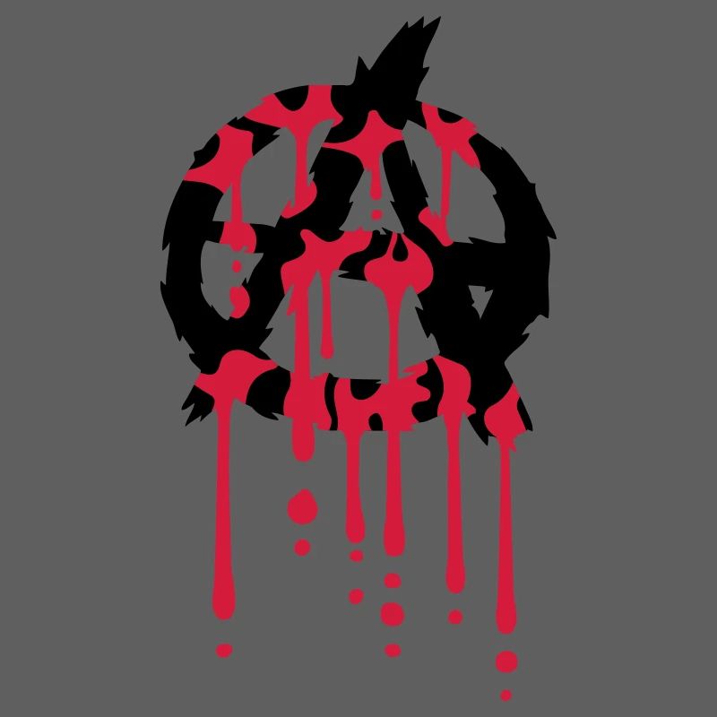 Logo anarchy blood drop