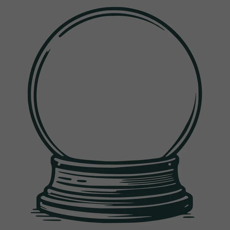 Snow globe empty