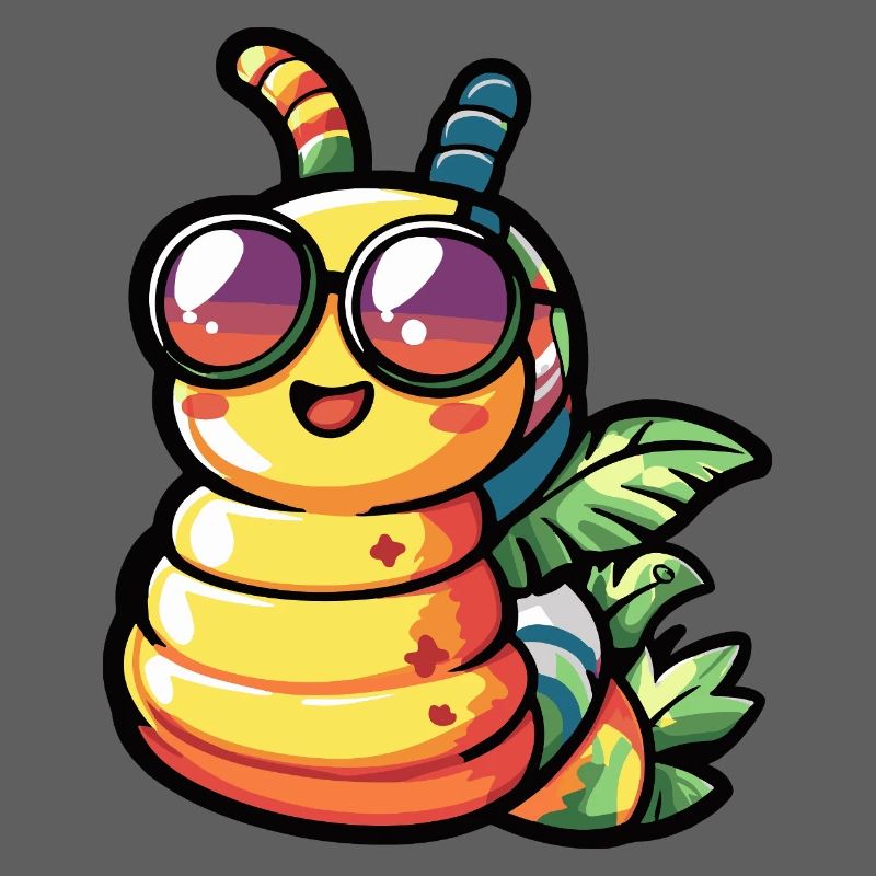 Worm Comic Holiday