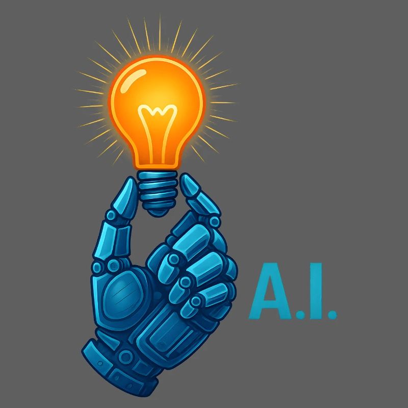 ai tech statement with cool vibe funny