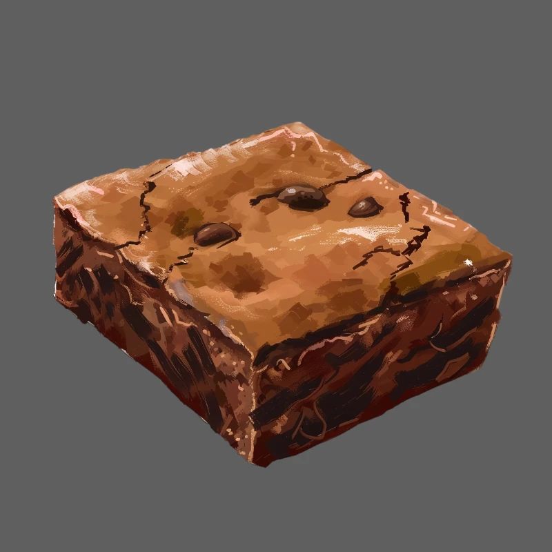 Rustic Brownie Illustration