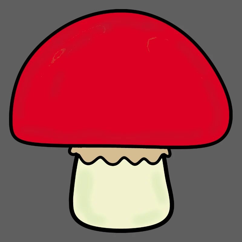 Champignon rouge, champignons