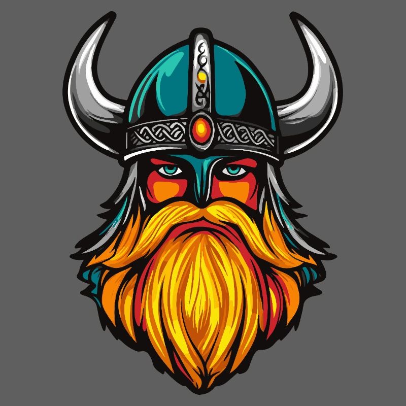 Wikinger Kopf Helm