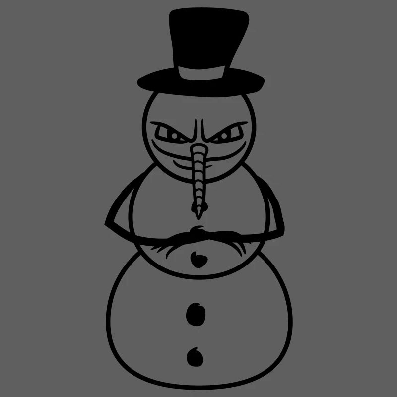 snowman cool evil winter christmas cold beautiful
