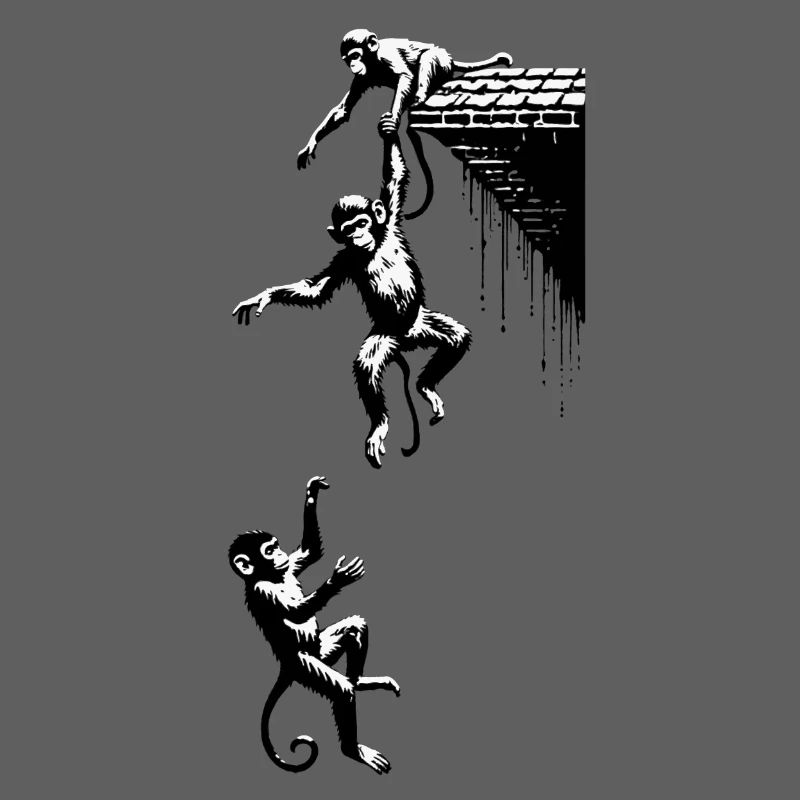 3 singes Monkey Gang Monkey Monkey Falls