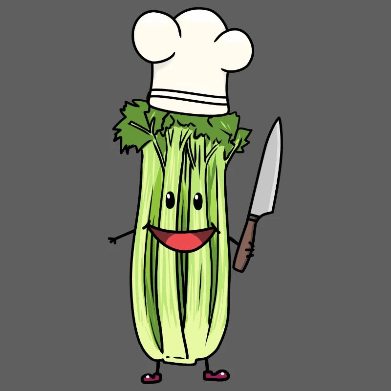 CELERY VEGETABLE COOK HOBBY CHEF CULINARY ART