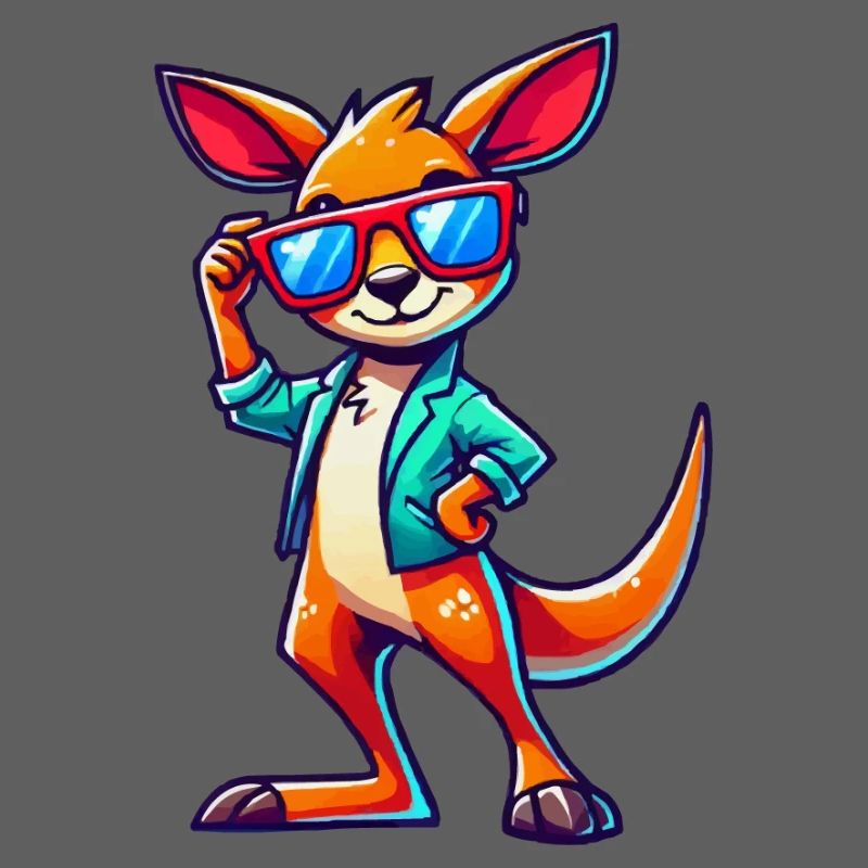 Kangaroo Comic Sonnenbrille