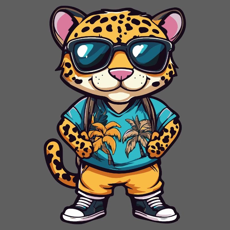 Leopard Comic Vacation