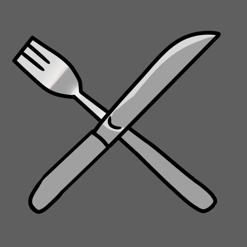 Cutlery knife fork kitchen